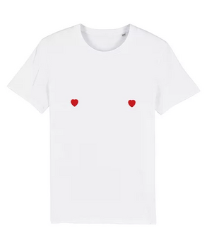 T-Shirt Femme original en coton bio - Coeur